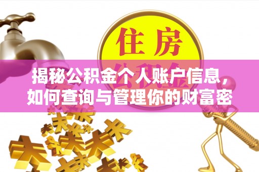 开化揭秘公积金个人账户信息，如何查询与管理你的财富密码